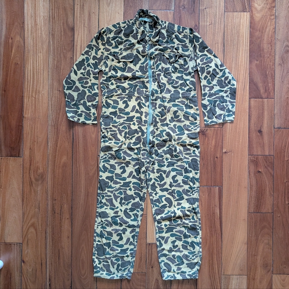 Bush King Vintage Duck Camo Coveralls (XL)